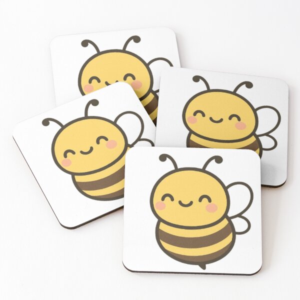 Item preview, Adorable Kawaii Bee Cartoon Illustration designed and sold by Top Tier Clothes.