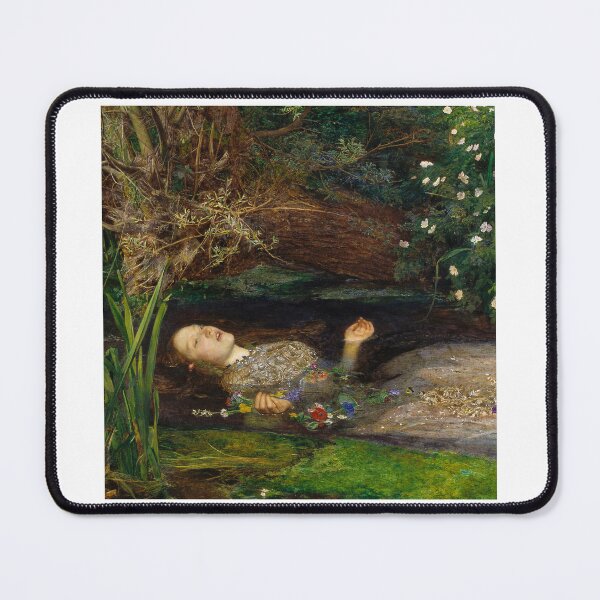Item preview, Millais Ophelia Pre-Raphaelite Masterpiece Historical Painting designed and sold by TeeARTHY.