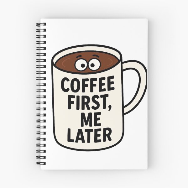 Item preview, Coffee First, Me Later - Funny Coffee Mug Desing  designed and sold by erbens07.