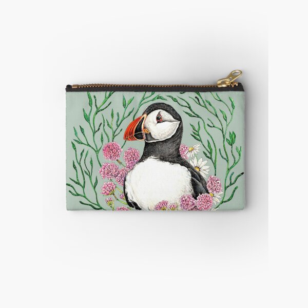 Item preview, Puffin in Sea Pinks designed and sold by Christina Plumb.