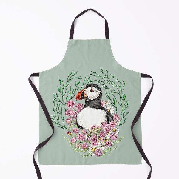 Item preview, Puffin in Sea Pinks designed and sold by Christina Plumb.