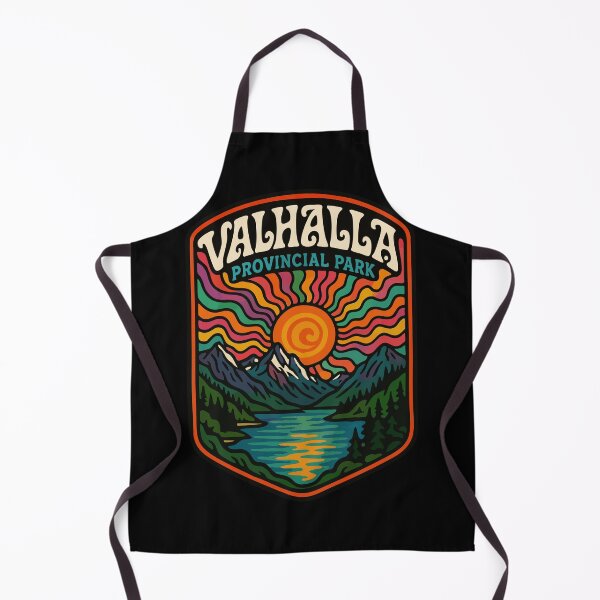 Item preview, Valhalla Provincial Park BC Retro Trippy designed and sold by TomFrontierArt.