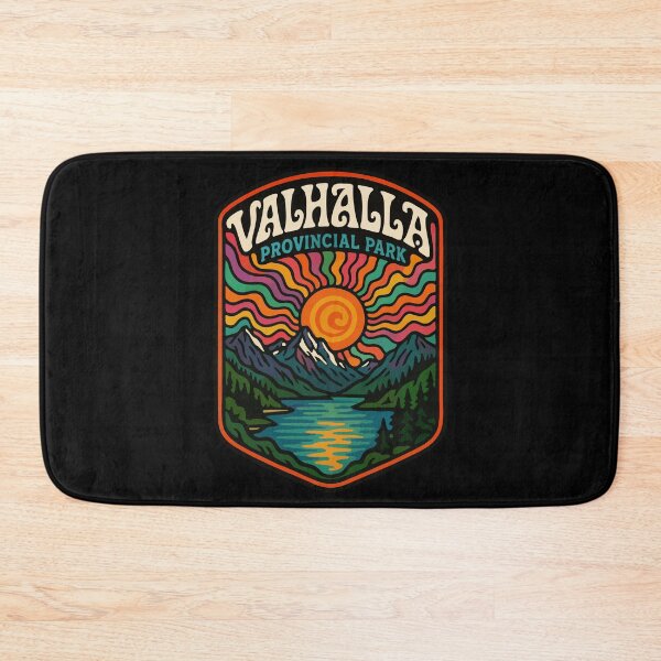 Item preview, Valhalla Provincial Park BC Retro Trippy designed and sold by TomFrontierArt.