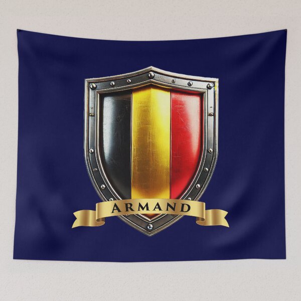 Artikelvorschau, Wappen des Armand-Erbes, belgischer Schild entworfen und verkauft von Highlandkings.