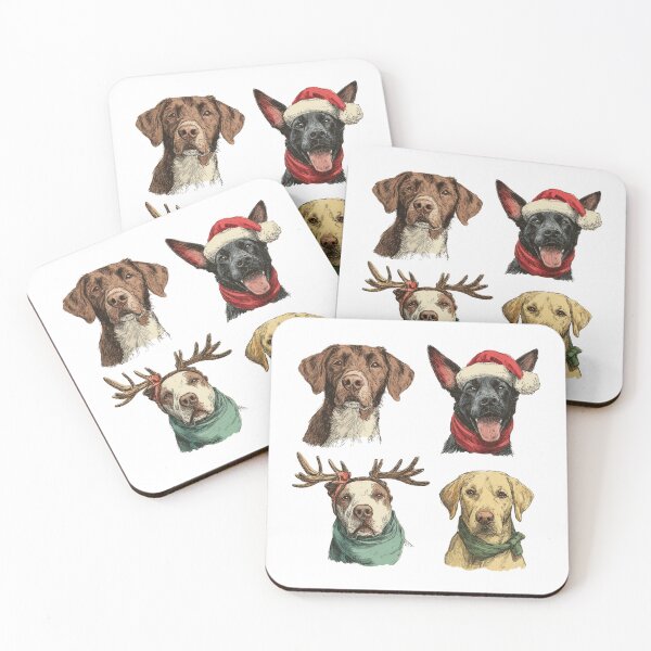 Item preview, Dogs Face Winter designed and sold by NicolasGlowArt.