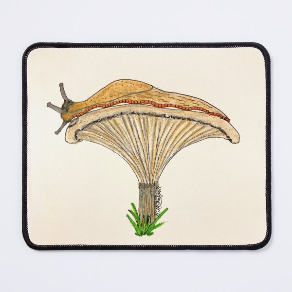 Artikelvorschau, Schnecke auf einem Pilz entworfen und verkauft von Thoughtfulbugs.