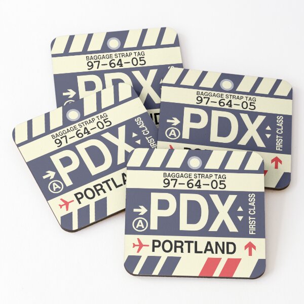 Item preview, PDX Portland • Airport Code Art • Jet Age Design designed and sold by YHMDesigns.