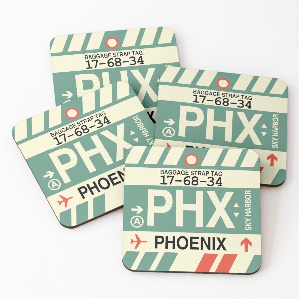 Item preview, PHX Phoenix • Airport Code Art • Jet Age Design designed and sold by YHMDesigns.