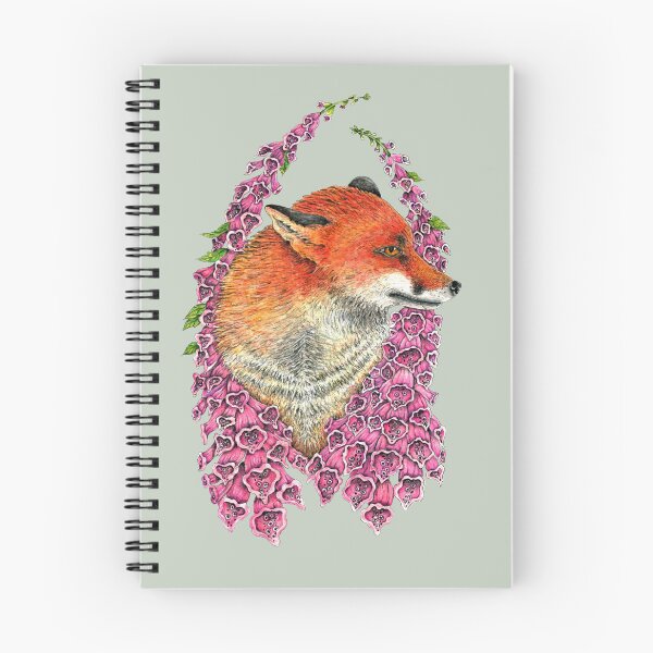 Item preview, Fox in Foxgloves designed and sold by Christina Plumb.