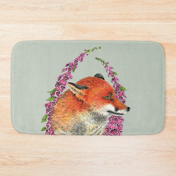 Item preview, Fox in Foxgloves designed and sold by Christina Plumb.