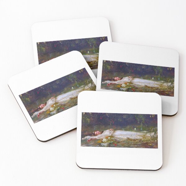 Item preview, Friedrich Wilhelm Theodor Heyser - Ophelia Painting German Romanticism   designed and sold by TeeARTHY.