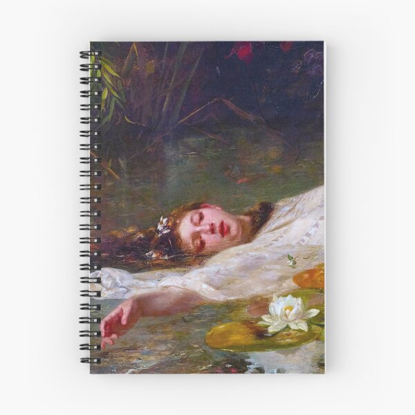 Item preview, Friedrich Wilhelm Theodor Heyser - Ophelia Painting German Romanticism   designed and sold by TeeARTHY.