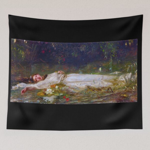 Item preview, Friedrich Wilhelm Theodor Heyser - Ophelia Painting German Romanticism   designed and sold by TeeARTHY.