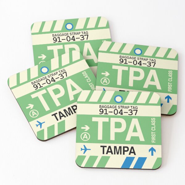 Item preview, TPA Tampa • Airport Code Art • Jet Age Design designed and sold by YHMDesigns.
