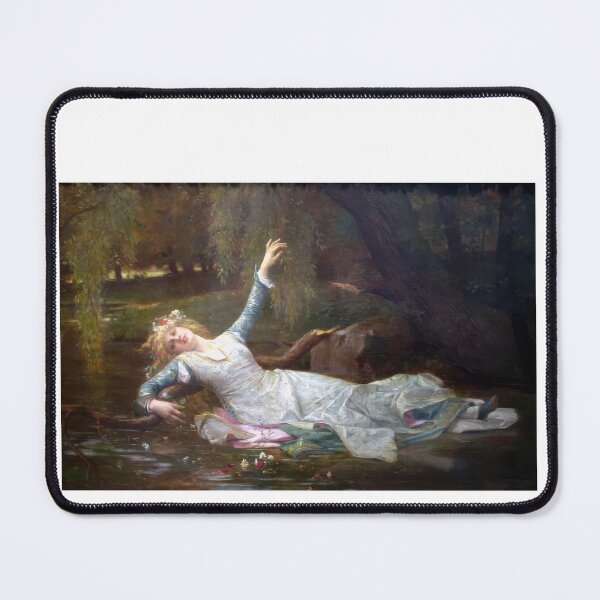 Item preview, Alexandre Cabanel Ophelia Painting Pre-Raphaelite Classic designed and sold by TeeARTHY.