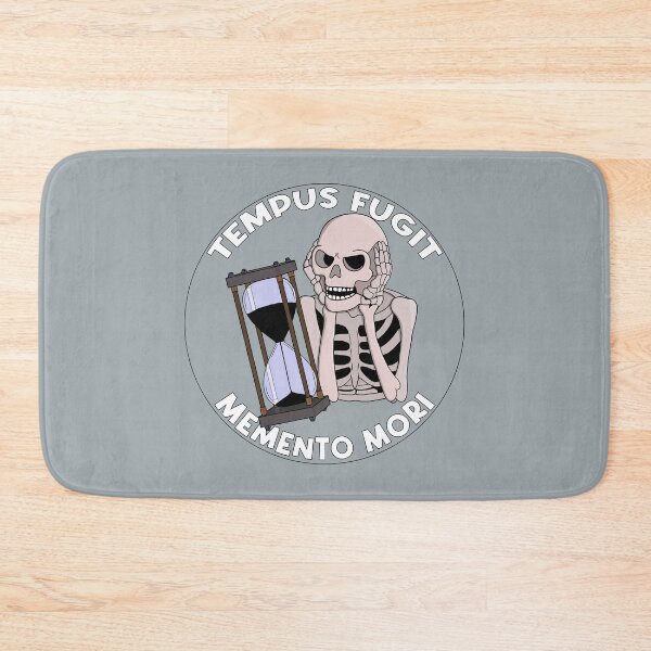 Item preview, Tempus Fugit Skeleton Memento Mori Hourglass designed and sold by shopdiego.