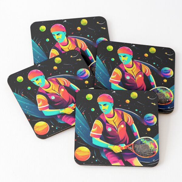 Item preview, Space Tennis Players, a Sporting Rivalry designed and sold by Zofia Sosnecka.