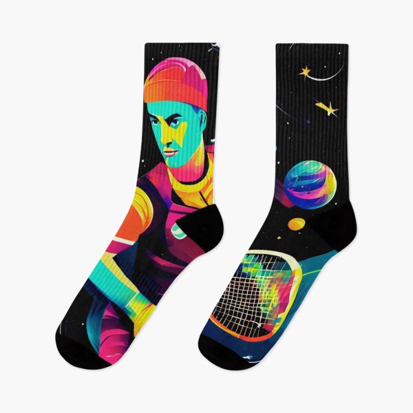 Item preview, Space Tennis Players, a Sporting Rivalry designed and sold by Zofia Sosnecka.