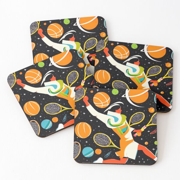 Item preview, Space Tennis Players, a Sporting Rivalry designed and sold by Zofia Sosnecka.