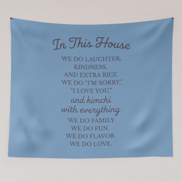 Item preview, In This House Korean Family  designed and sold by HowToCanadian.