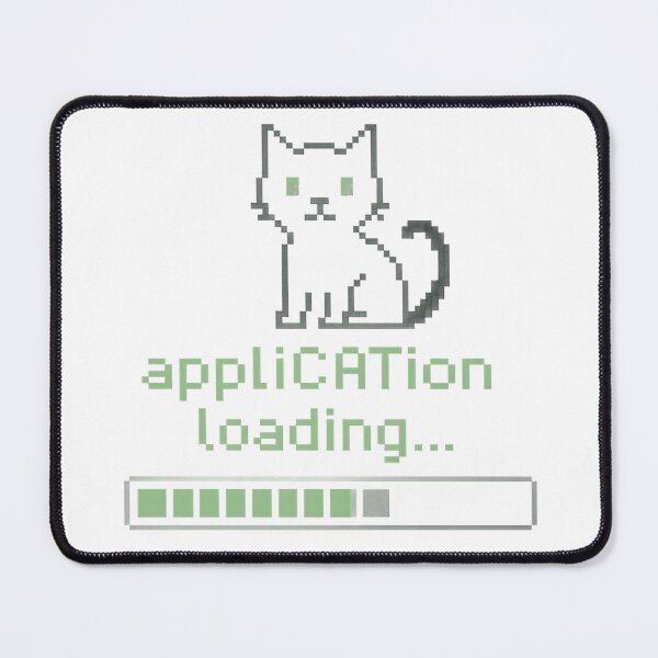 Artikelvorschau, appliCATion – Schlaue Katzenlogik | Lustiges Technik & Wortspiel Shirt entworfen und verkauft von SVALANART.