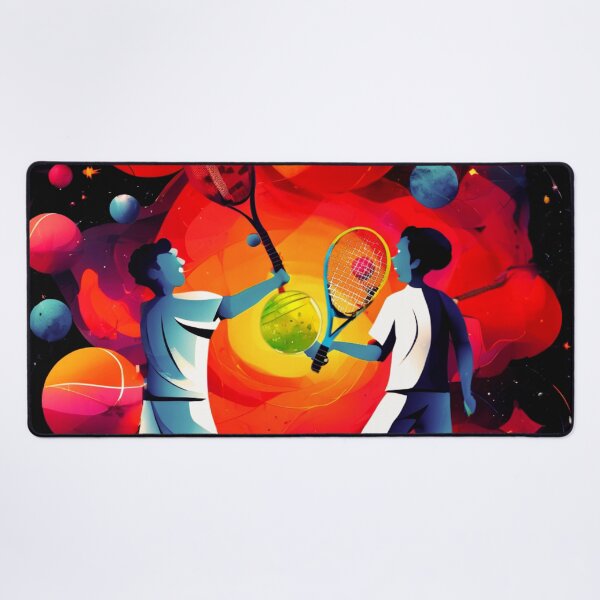 Item preview, Space Tennis Players, a Sporting Rivalry designed and sold by Zofia Sosnecka.