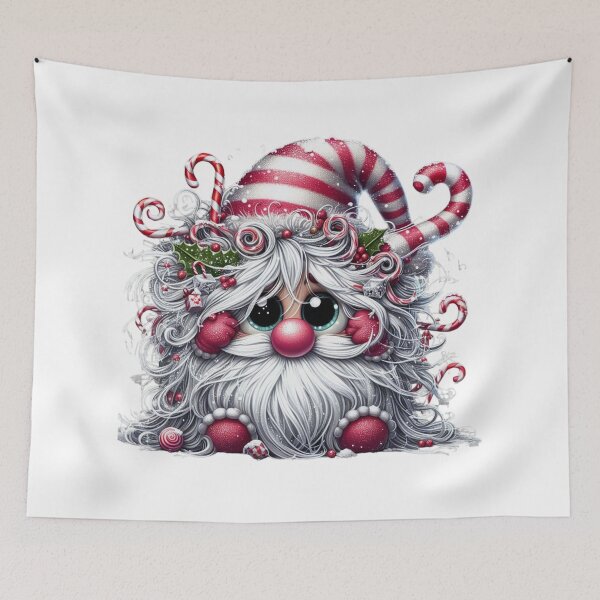 Item preview, Candy Cane Santa Gnome designed and sold by Jenn Graham.