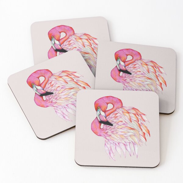 Item preview, Flamingo Bird Portrait  designed and sold by Christina Plumb.