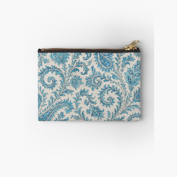 Item preview, Elegant Blue Paisley Floral Pattern – Vintage Oriental Seamless Design designed and sold by Gold Turtle  Lina.