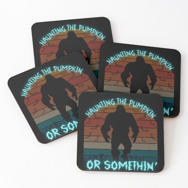 Item preview, Bigfoot Haunting The Pumpkin Funny Retro Sunset Sasquatch Adventure Design designed and sold by Logiprint.