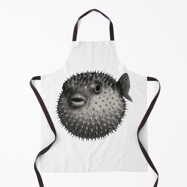 Item preview, RETRO BLOWFISH – Black & White Newspaper Collage Art designed and sold by RICK-TURNER.