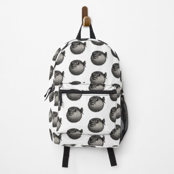 Item preview, RETRO BLOWFISH – Black & White Newspaper Collage Art designed and sold by RICK-TURNER.