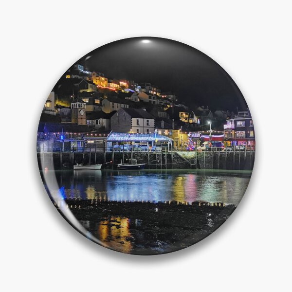 Item preview, Christmas Lights at Looe in Cornwall (Beyond Paradise) designed and sold by rosiephotos.