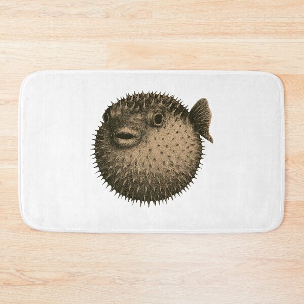 Item preview, RETRO BLOWFISH – Vintage Collage Art in Sepia Style designed and sold by RICK-TURNER.