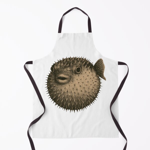 Item preview, RETRO BLOWFISH – Vintage Collage Art in Sepia Style designed and sold by RICK-TURNER.