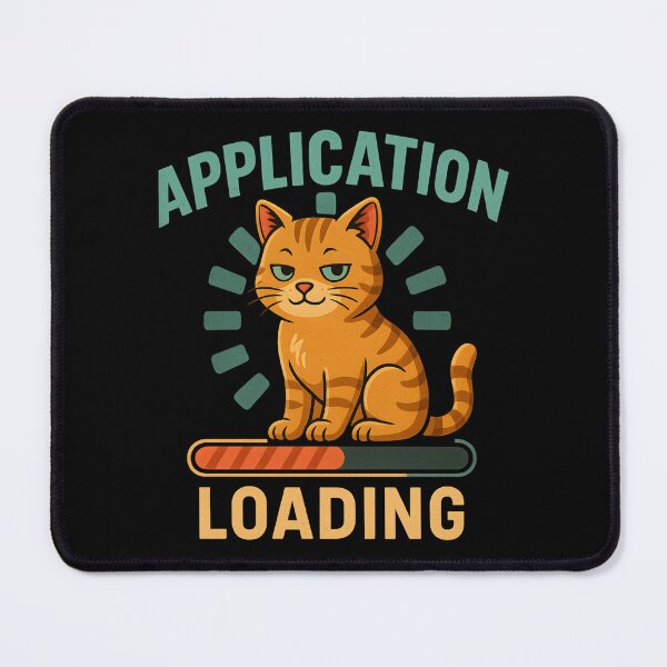 Artikelvorschau, appliCATion – Lustiges Katzen & Technik T-Shirt | Geek Humor für IT-Fans entworfen und verkauft von SVALANART.