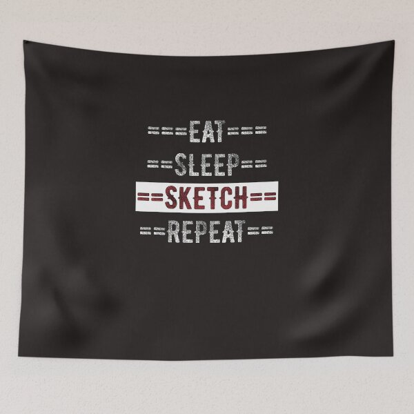 Item preview, Sketch Gift Eat Sleep Repeat Artists Gift  designed and sold by TrndSttr.