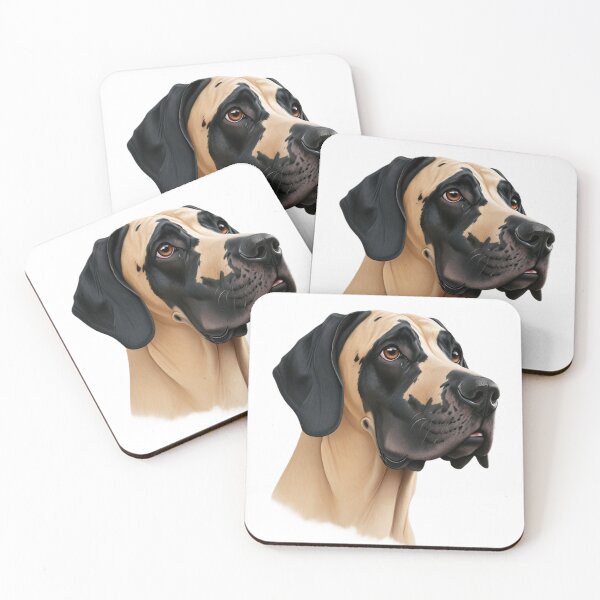 Item preview, Great Dane dog portrait designed and sold by adey68.