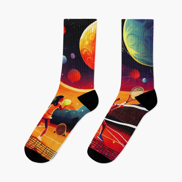 Item preview, Space Tennis Players, a Sporting Rivalry designed and sold by Zofia Sosnecka.