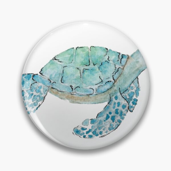 Item preview, Watercolour turtle designed and sold by Eleanor987.