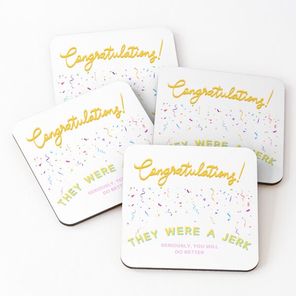 Item preview, Quirky Breakup Design Congratulating Someone on the End of Their Relationship designed and sold by DisabledTangles.