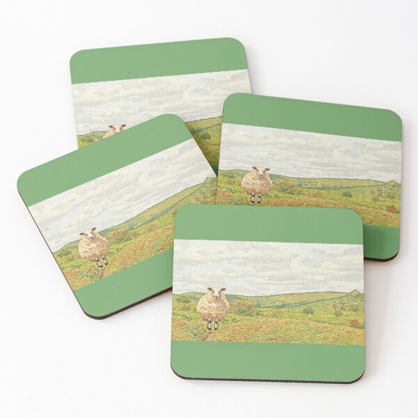 Item preview, sheep on dartmoor2(photograph + AI) designed and sold by artsmeow.