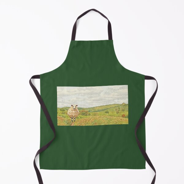 Item preview, sheep on dartmoor2(photograph + AI) designed and sold by artsmeow.