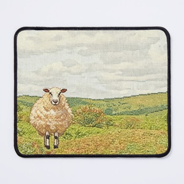 Item preview, sheep on dartmoor2(photograph + AI) designed and sold by artsmeow.