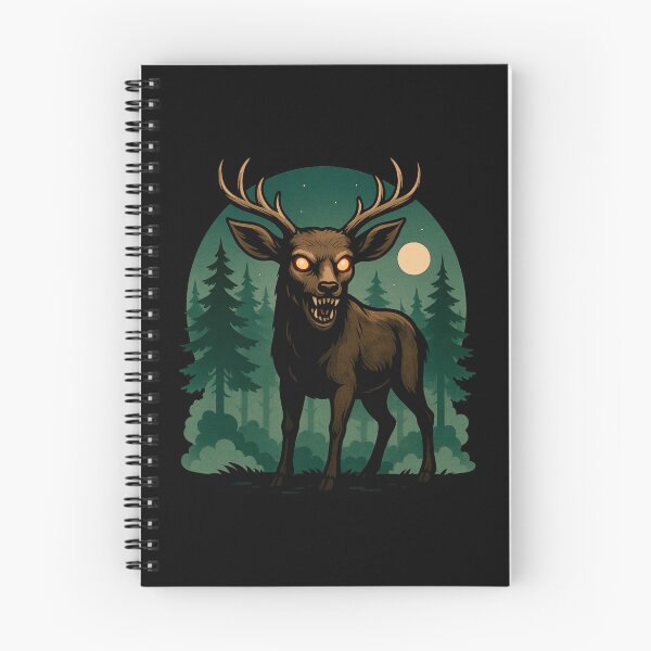 Item preview, Not Deer Cryptid – Moonlit Forest Horror Design designed and sold by Altered Array, LLC.