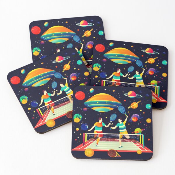 Item preview, Space Tennis Players, a Sporting Rivalry designed and sold by Zofia Sosnecka.