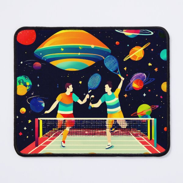 Item preview, Space Tennis Players, a Sporting Rivalry designed and sold by Zofia Sosnecka.
