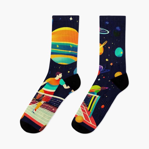 Item preview, Space Tennis Players, a Sporting Rivalry designed and sold by Zofia Sosnecka.