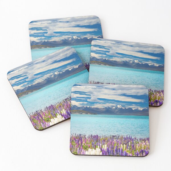 Item preview, Landscape With Lupin Flowers designed and sold by Aptine.