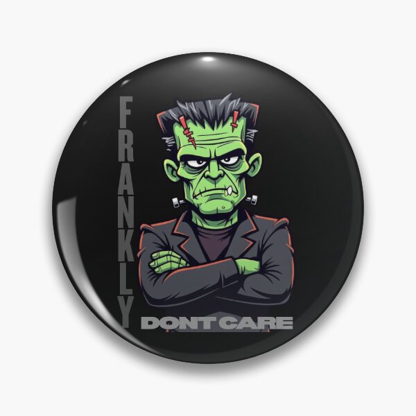 Item preview, Frankly, I Don't Care Unisex Tee - Halloween Funny Frankenstein Shirt designed and sold by Limited Edition Threads.
